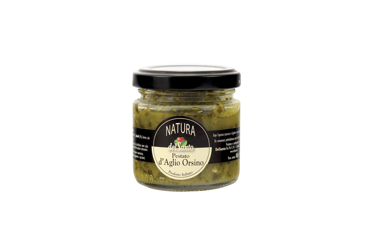 Pesto di aglio orsino - vaso 100g - Del Santo Alimenti